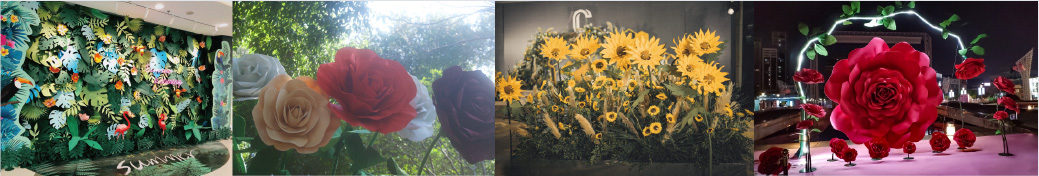 ジャイアントフラワー実績写真 公園 広場