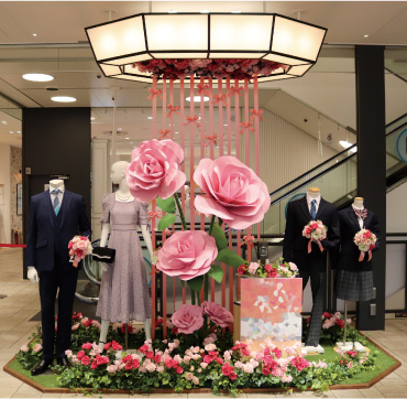 商業施設 展示 ジャイアントフラワー
